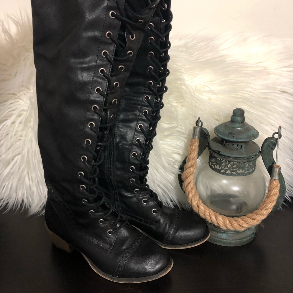 Lace Up Boots